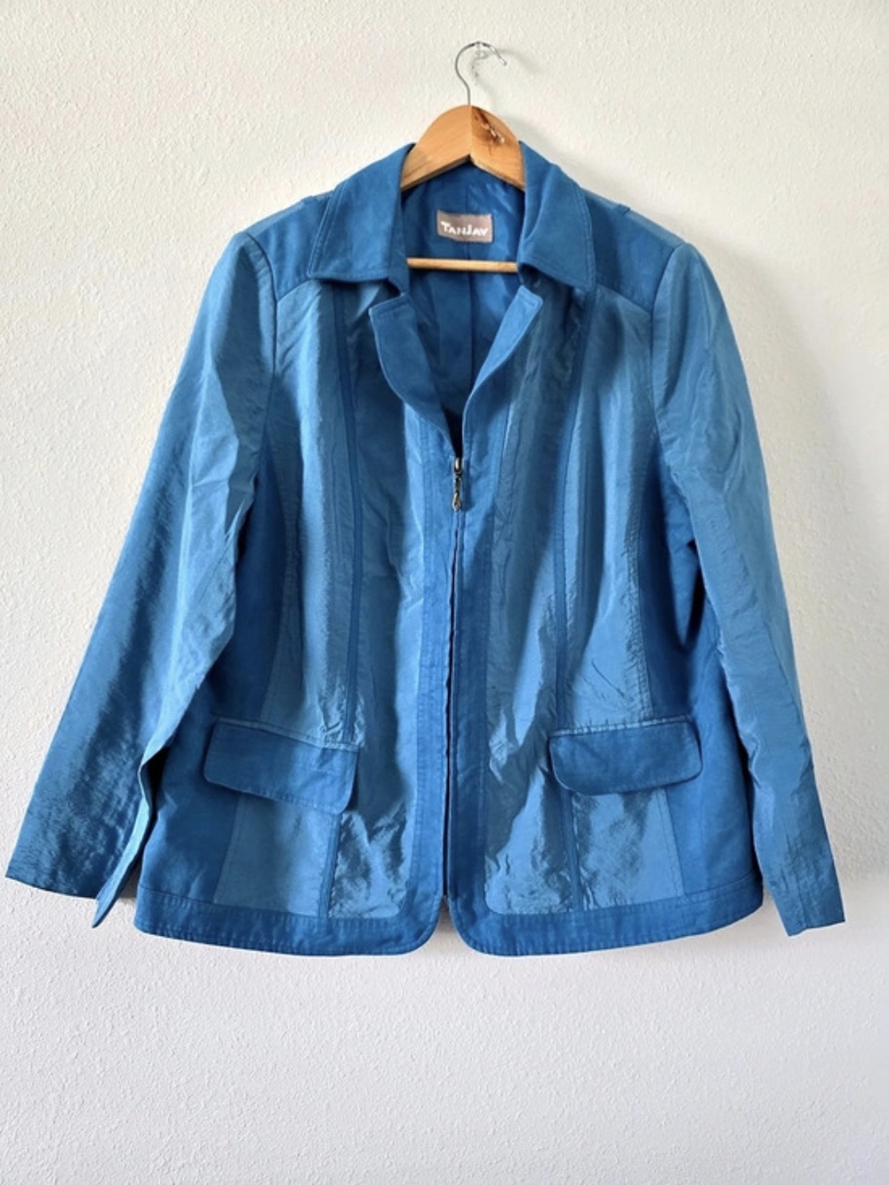 Tanjay Blue Utility Jacket Excellent Condition